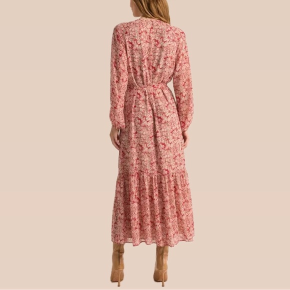 Z Supply Della Floral Dress - Crimson Crush - Picture 3 of 4